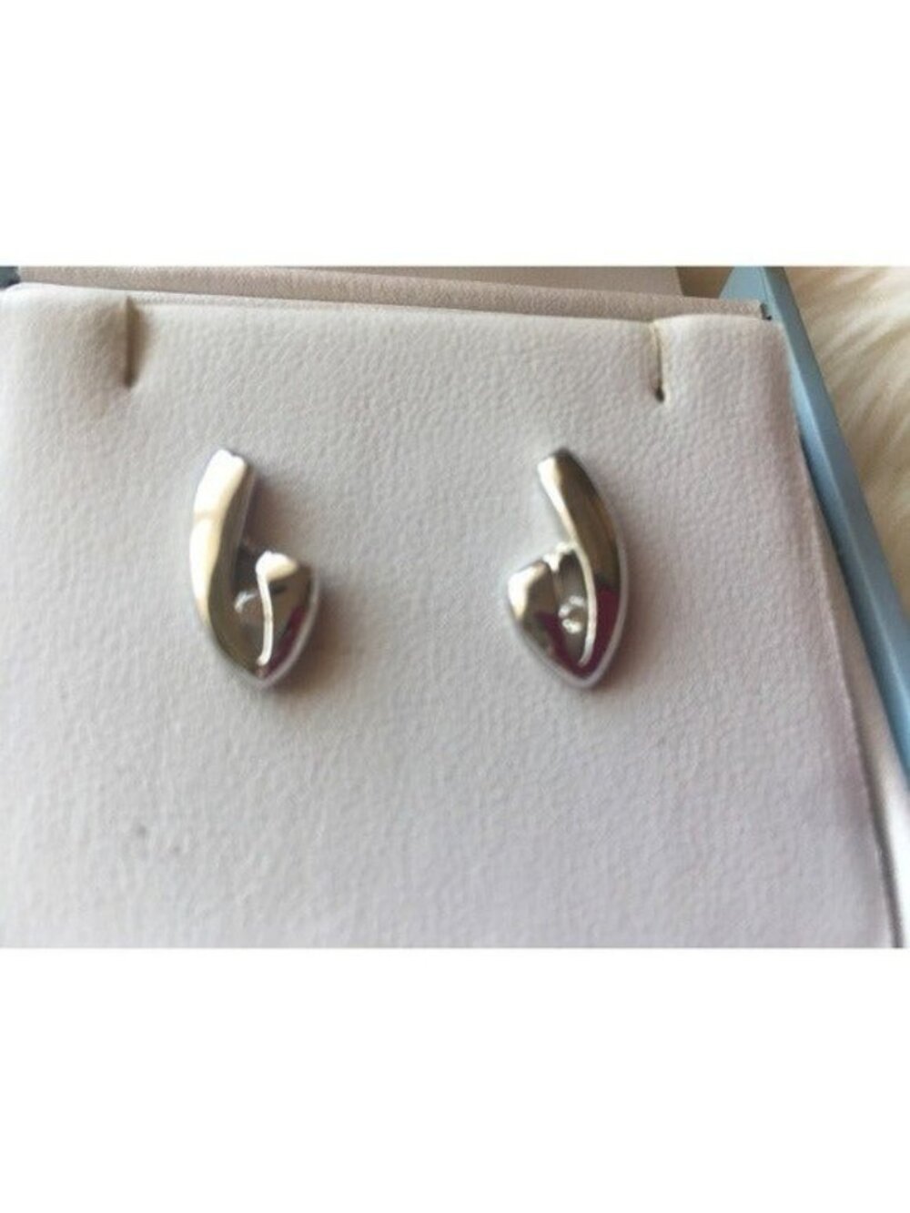 Bentelli Diamonds in Silver Earrings